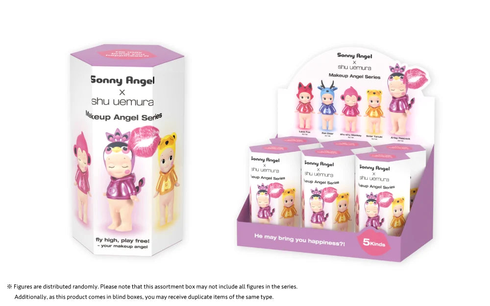 Sonny Angel x shu uemura - Makeup Angel Series (One Box - Random Blind Box)