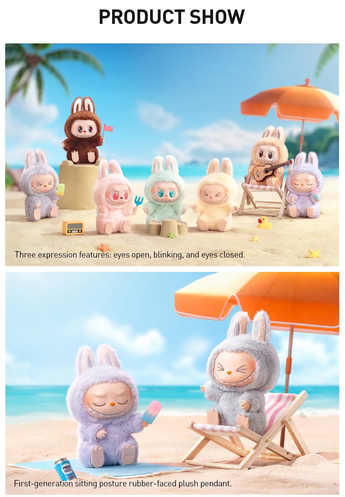 Pop Mart The Monsters Labubu V2 Have A Seat - Hehe