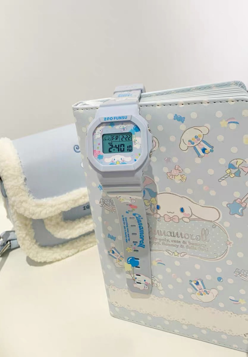 Cinnamoroll Sanrio Watch With Backlight Display