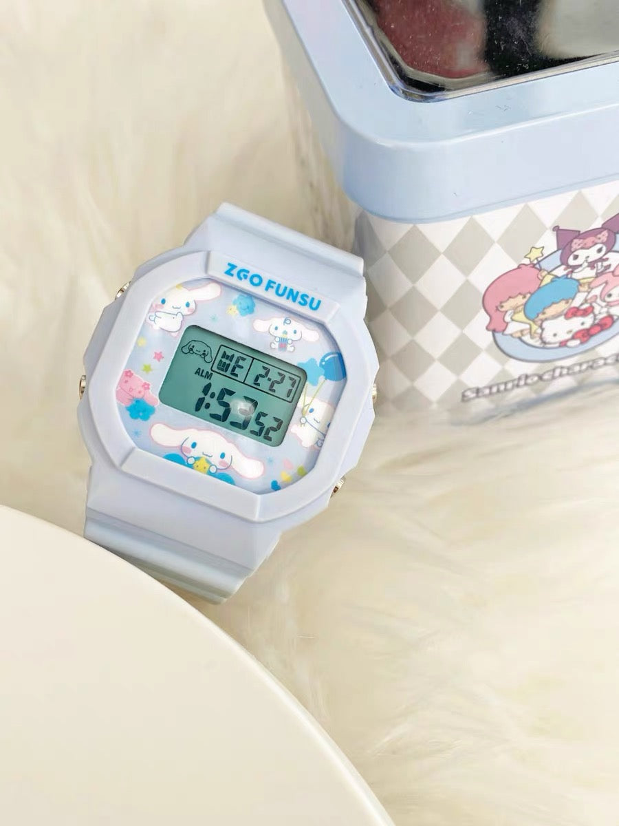 Cinnamoroll Sanrio Watch With Backlight Display