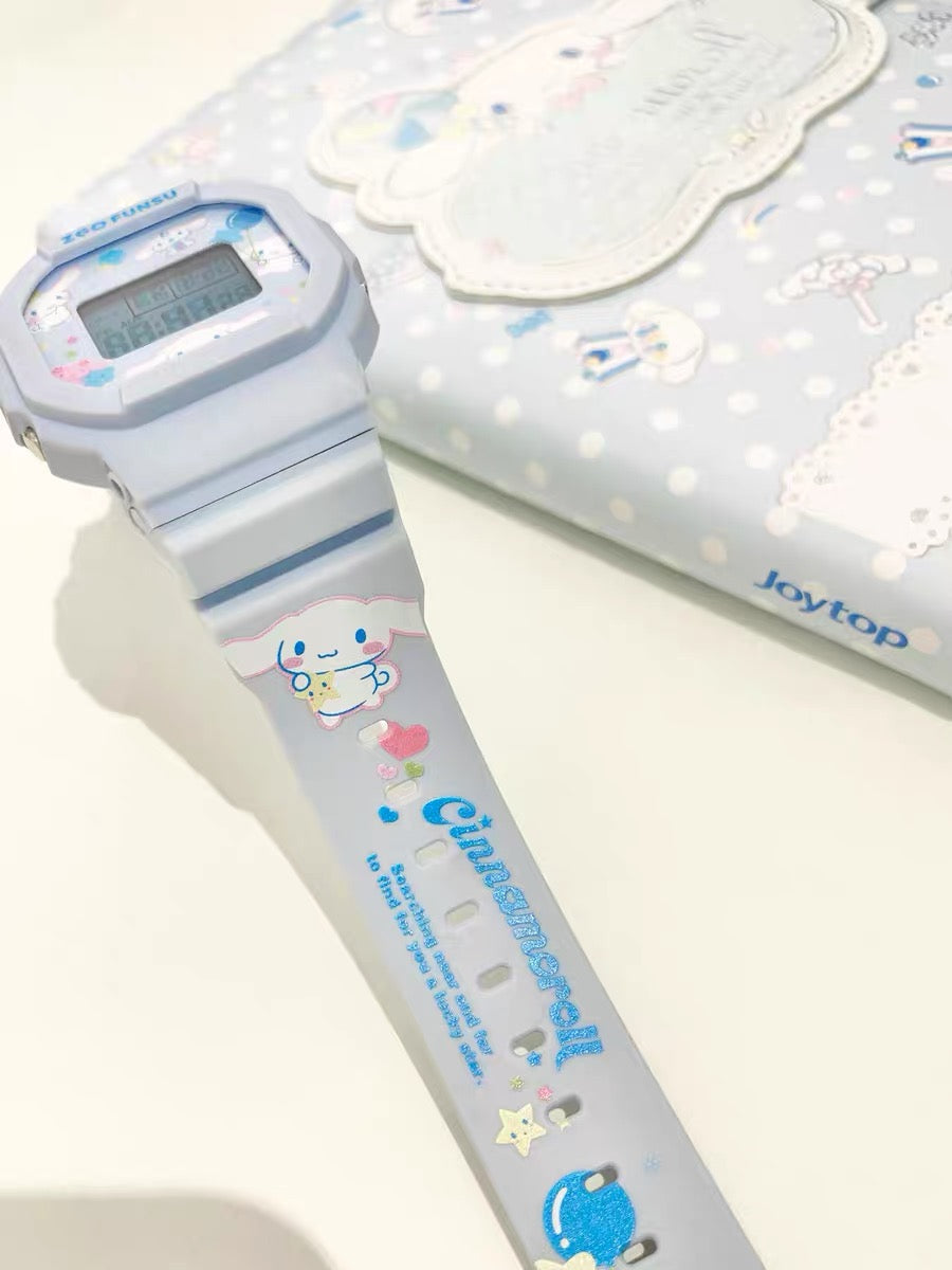 Cinnamoroll Sanrio Watch With Backlight Display