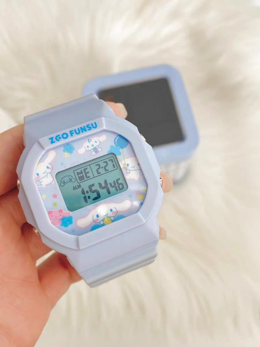 Cinnamoroll Sanrio Watch With Backlight Display