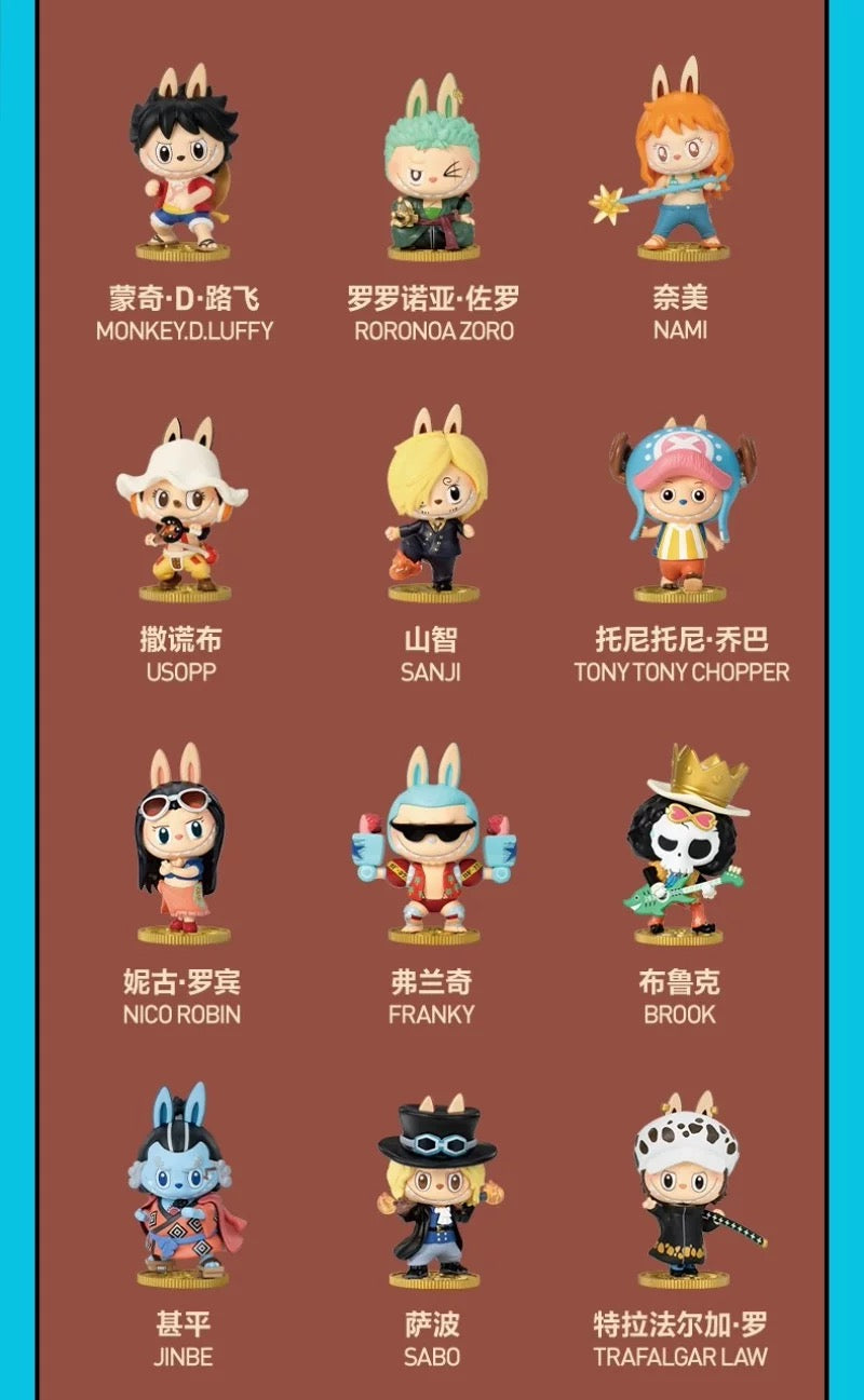 Pop Mart One Piece x The Monsters Labubu - sonnyangel.uk