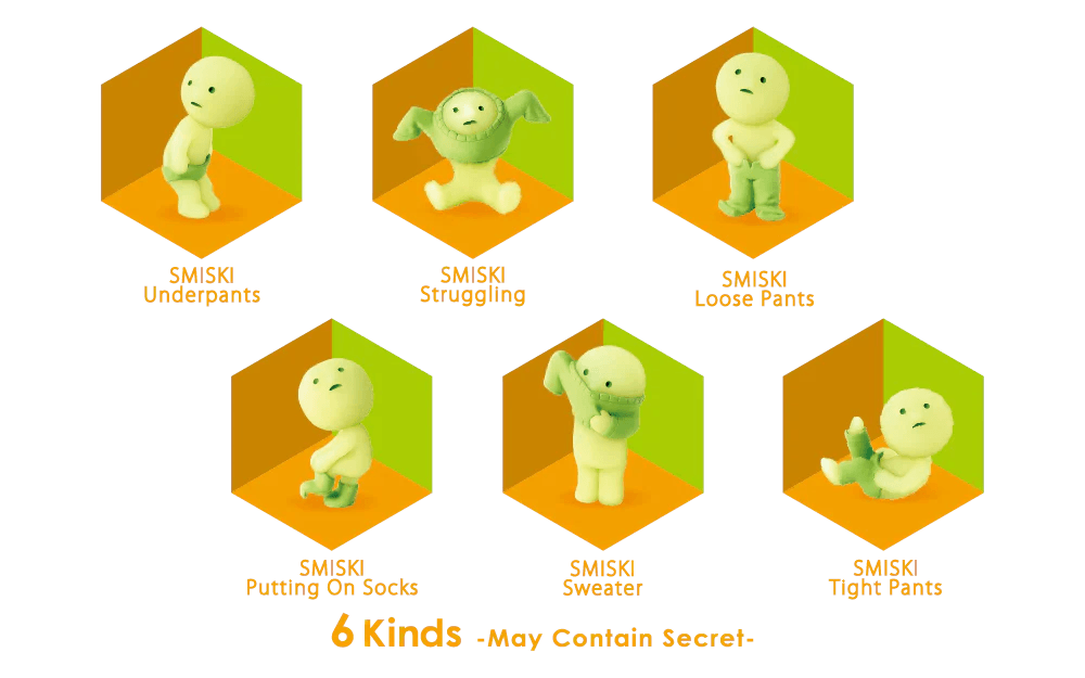 SMISKI Dressing Series (One Box - Random Blind Box) - sonnyangel.uk