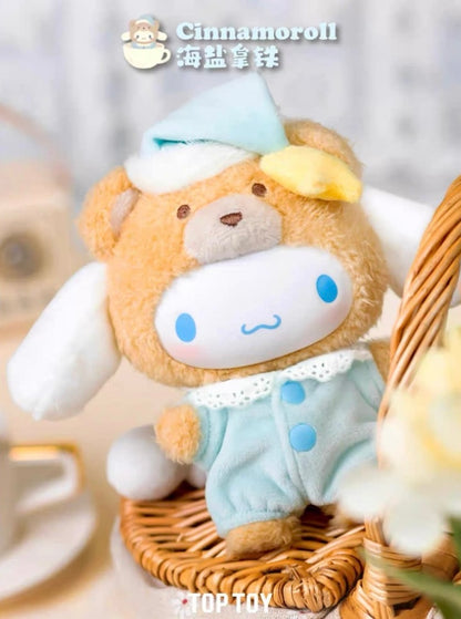 Sanrio Characters Latte Baby Key Ring Plush (One Box - Random Blind Box)