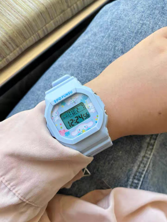 Cinnamoroll Sanrio Watch With Backlight Display