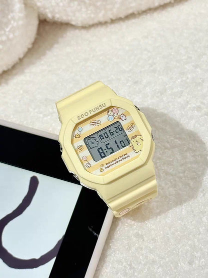 PomPomPurin Sanrio Watch With Backlight Display