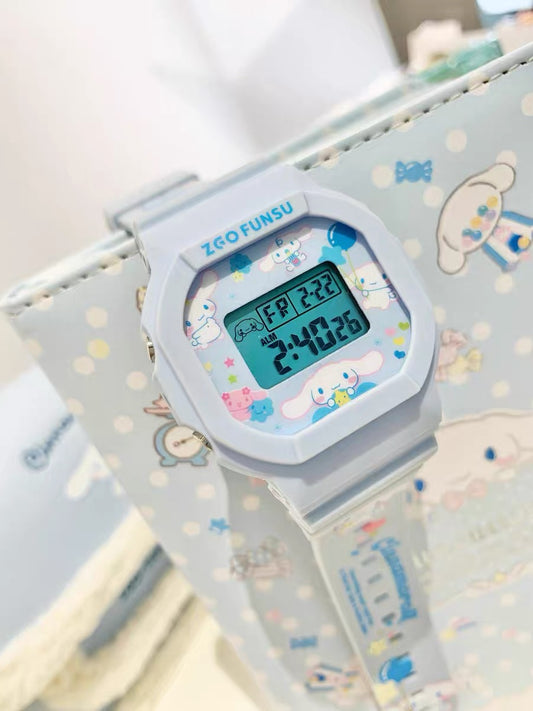Cinnamoroll Sanrio Watch With Backlight Display