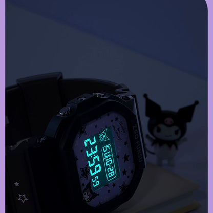Kuromi Sanrio Watch With Backlight Display