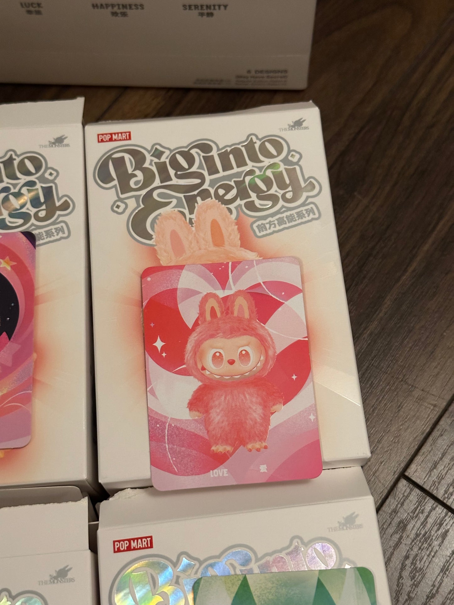 Pop Mart The Monster Labubu V3 BIg Into Energy - Love - sonnyangel.uk