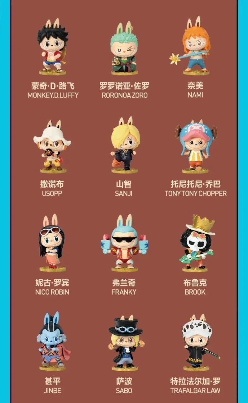 Pop Mart One Piece x The Monsters Labubu (One Box - Random Blind