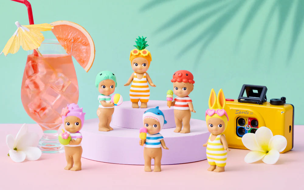 << NEW >> Sonny Angel - Summer Vacation Series Sun-Kissed Style (One Box - Random Blind Box)