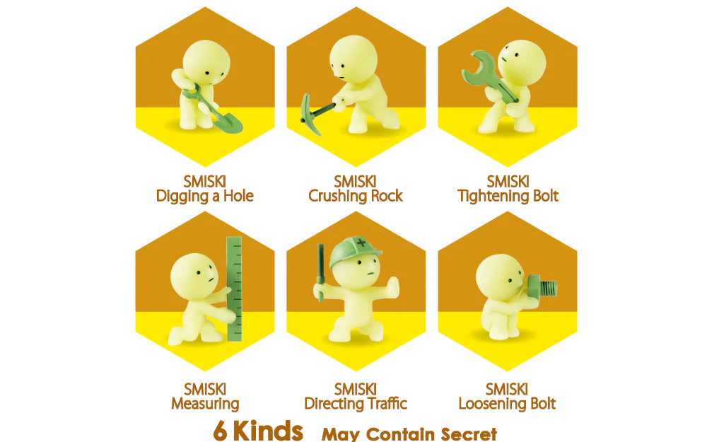 << Coming Soon >> SMISKI Construction Series (One Box - Random Blind Box)
