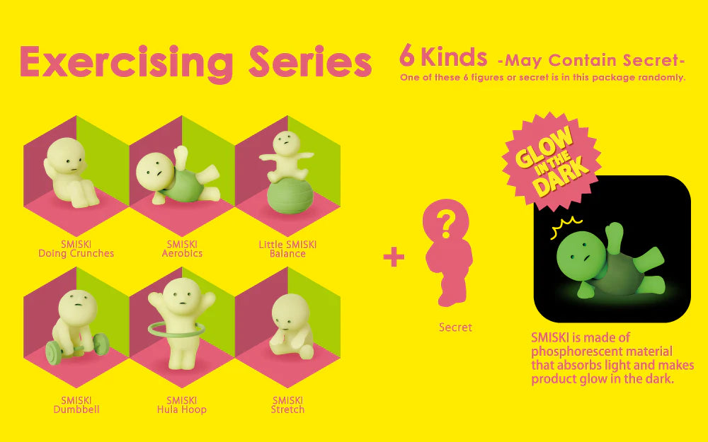 SMISKI Exercising Series (One Box - Random Blind Box)