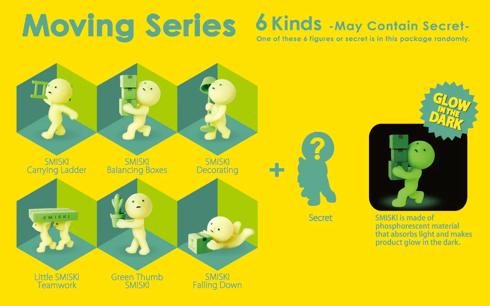 SMISKI Moving Series (One Box - Random Blind Box)
