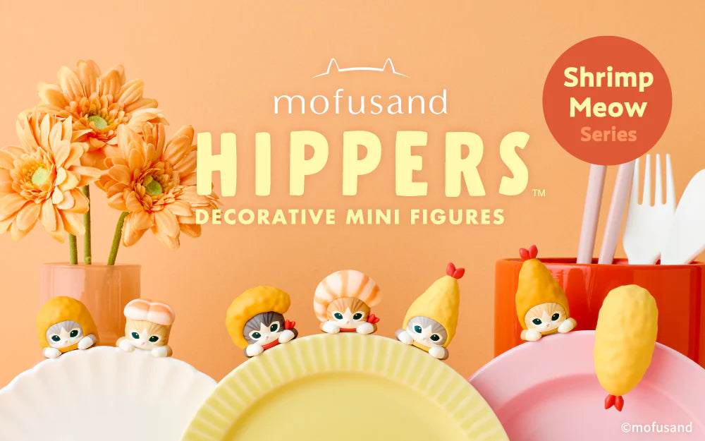 << NEW >> Mofusand - Hippers Shrimp Meow Series (One Box - Random Blind Box) - Mashed Potato UK | Collectibles